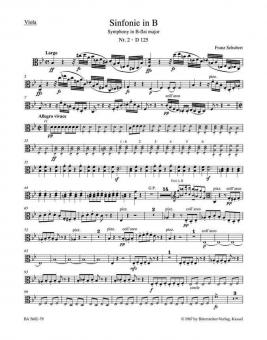 Symphonie No. 2 en si bémol majeur D 125 