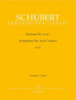 Symphonie No. 4 en ut mineur D 417 