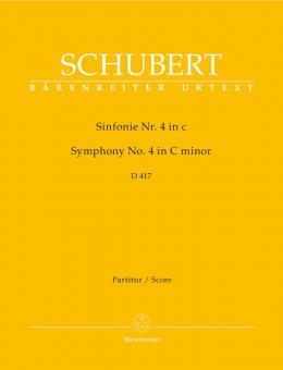 Symphonie No. 4 en ut mineur D 417 