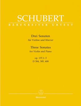 Trois sonates op. 137,1-3 Standard