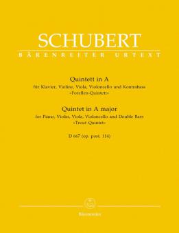 Quintette en la majeur op. post. 114 D 667 Standard