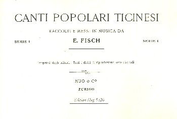 Canti populari ticinesi 1 