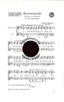 Maiennnacht op. 40/2 