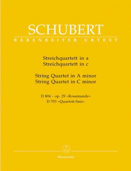 Quatuor à cordes la mineur & do mineur Standard