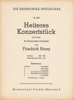 Heiteres Konzertstück in D 