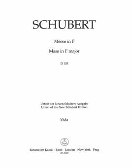 Messe en fa majeur D 105 