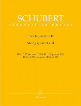 Quatuors à cordes III Standard