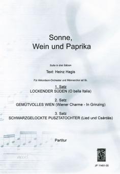 Sonne, Wein und Paprika 1. Satz 