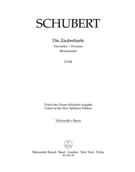 Die Zauberharfe. Ouverture en ut majeur D 644 
