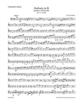Symphonie No. 5 en si bémol D 485 