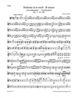 Symphonie No. 7 en si mineur D 759 