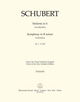 Symphonie No. 7 en si mineur D 759 