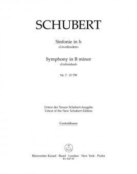 Symphonie No. 7 en si mineur D 759 