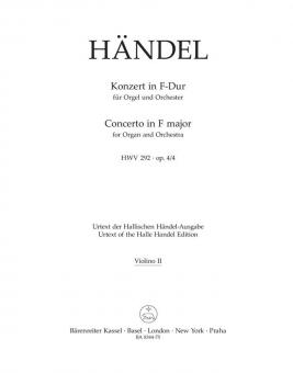Concerto en fa majeur op. 45020 HWV 292 