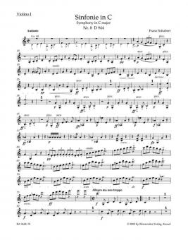 Symphonie No. 8 en ut majeur D 944 
