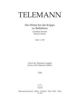 Die Hirten bei der Krippe zu Bethlehem TWV 1:797 