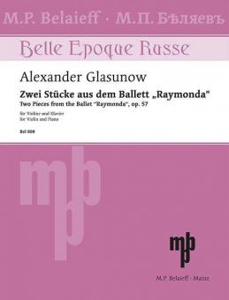 Deux pièces du ballet Raymonda aus op. 57 Standard