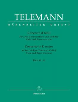 Concerto VII en ré mineur TWV 43:d2 Standard