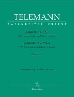 Concerto en sol majeur TWV 51:G9 Standard
