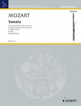 Sonate en si bémol majeur KV 292 Standard