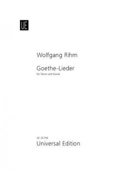 Goethe-Lieder für Tenor und Klavier 