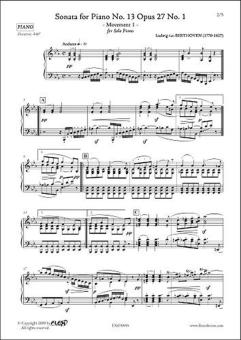 Sonata No. 13 Op. 27 No. 1 