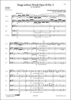 Songs Without Words Op. 19 No. 4 