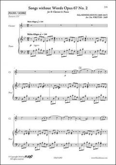 Songs Without Words Op. 67 No. 2 