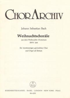 Les chorals de l'oratorio de Noël BWV 248 Standard