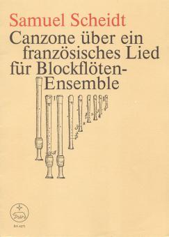 Canzone über ein französisches Lied 