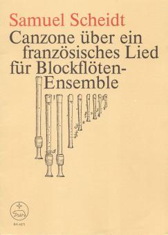 Canzone über ein französisches Lied 