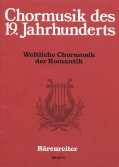 Musique chorale profane du Romantisme Standard