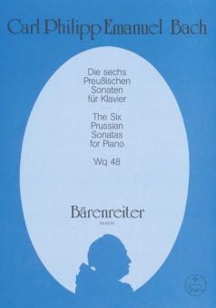 Les six sonates prussiennes Wq 48 Standard