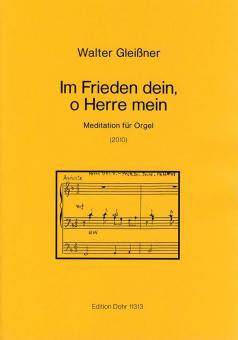 Im Frieden dein, o Herre mein 