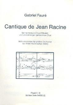 Cantique de Jean Racine op. 11 