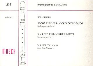 6 kleine Blockflötenduos 