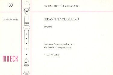 Bekannte Volkslieder Teil 1 