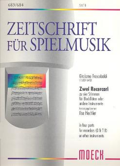 Zwei Recercari 