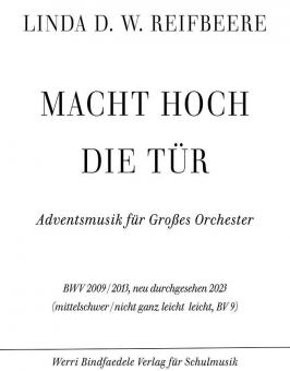 Macht hoch die Tür 
