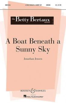 A Boat Beneath a Sunny Sky 