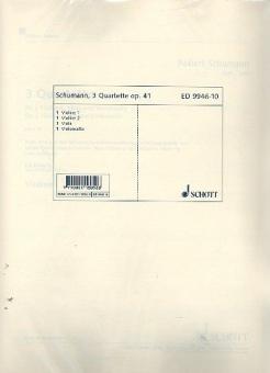 3 Quatuors op. 41 Standard