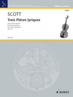 Trois pièces lyriques op. 73 Standard