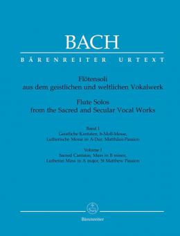 Solos de flûte des œuvres vocales sacrées et profanes, vol. 1 Standard