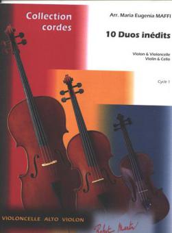 10 Duos Inedits pour Cello et Violon 