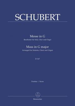 Messe en sol majeur D 167 Standard