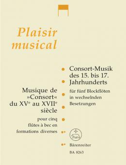 Musique de "Consort" du XVe au XVIIe siecle 