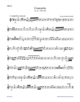Concerto en sol mineur op. 44930 HWV 289 Standard