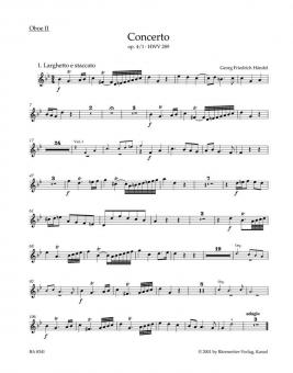 Concerto en sol mineur op. 44930 HWV 289 Standard