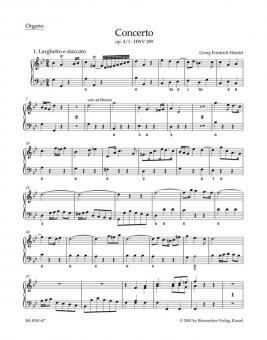 Concerto en sol mineur op. 44930 HWV 289 Standard