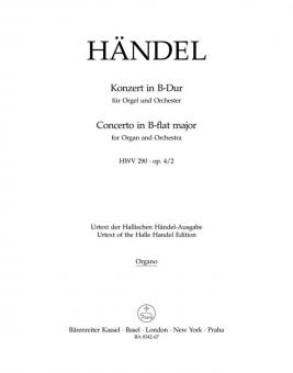 Concerto en si bémol majeur op. 44961 HWV 290 